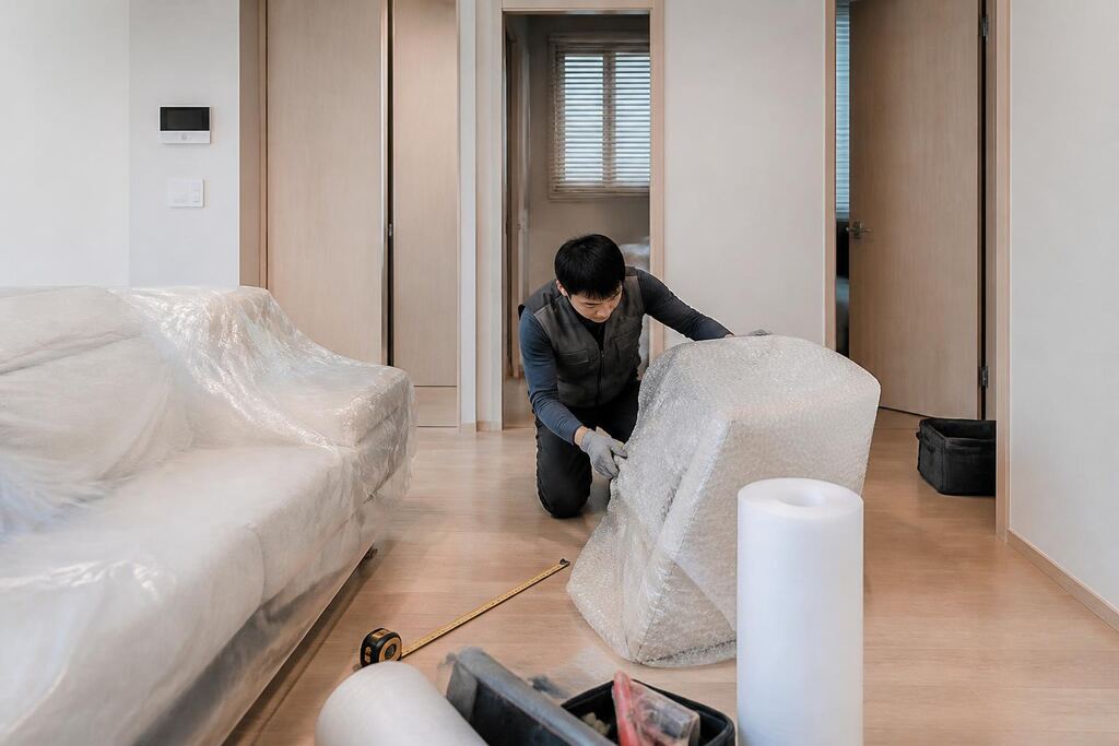 세종특별자치시 소파 렌탈 작업 범위와 현장 조건 이미지