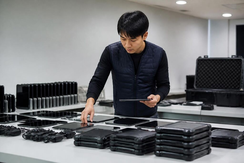 충북 태블릿 렌탈 작업 범위와 현장 조건 이미지
