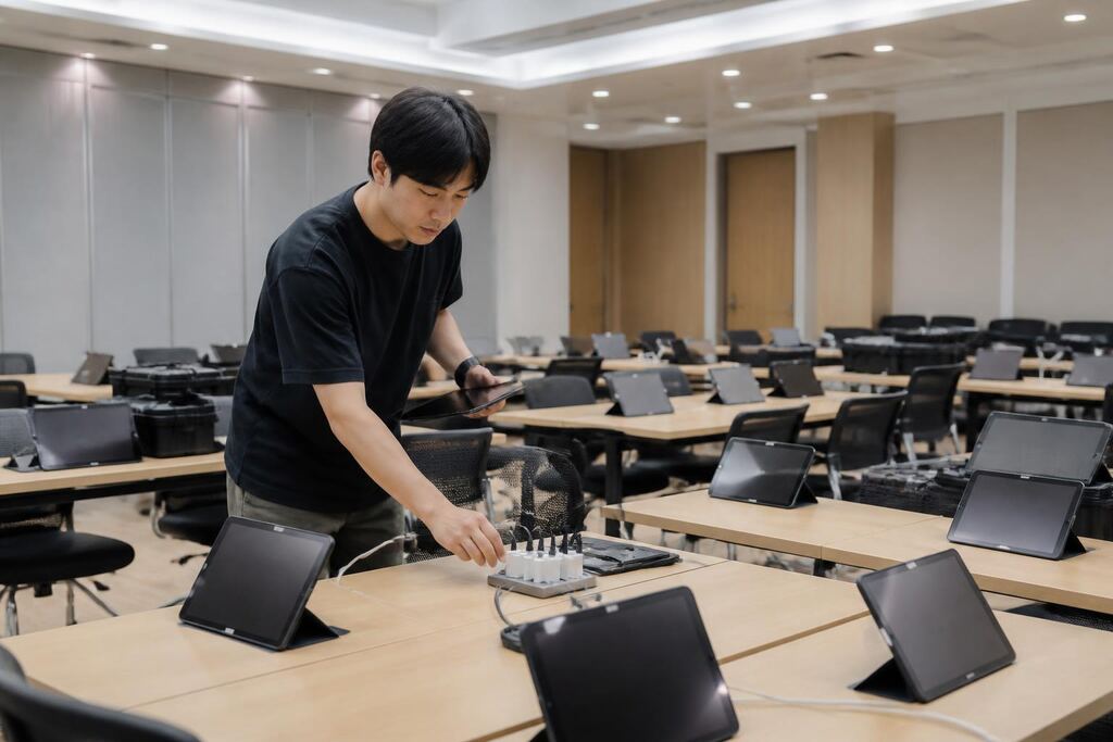전북특별자치도 태블릿 렌탈 작업 범위와 현장 조건 이미지