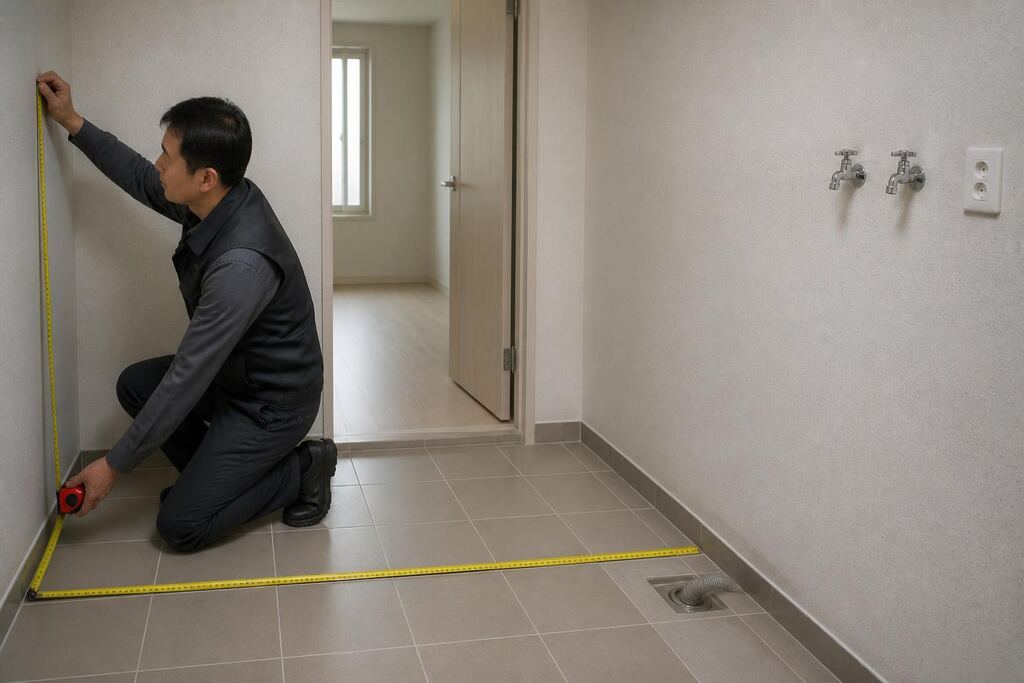 경기 세탁기 렌탈 작업 범위와 현장 조건 이미지