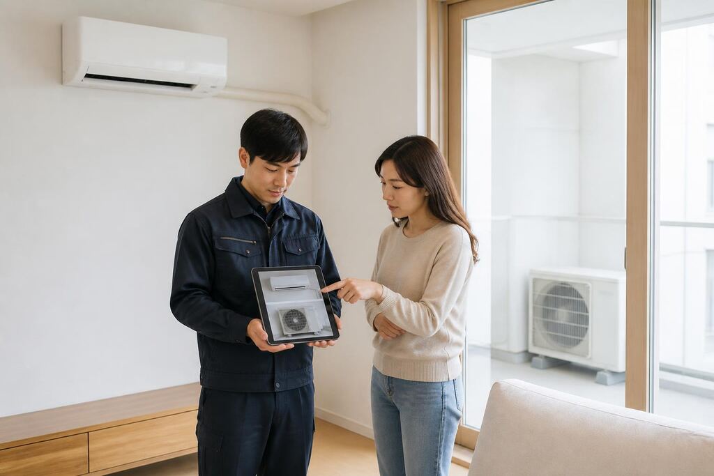 전남광주통합특별시 에어컨 이전설치 이미지