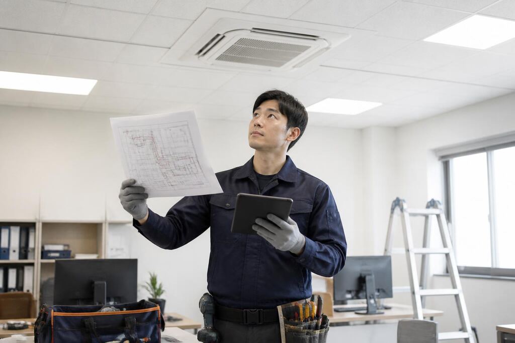충북 사무실·상가 에어컨 설치 이미지