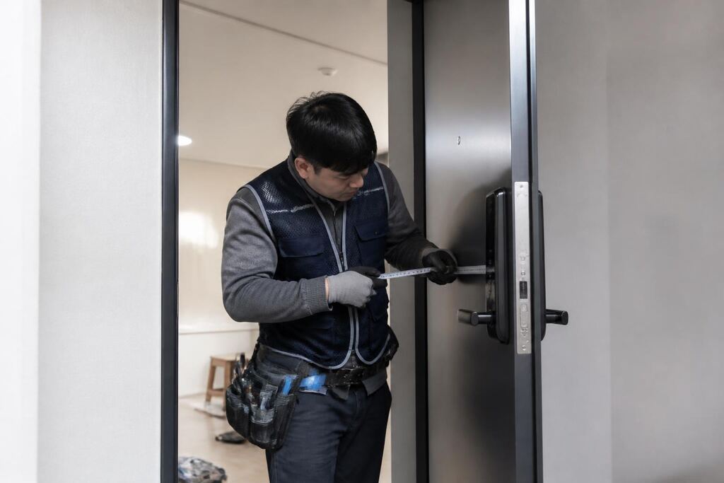 경북 도어락 설치·수리 작업 범위와 현장 조건 이미지