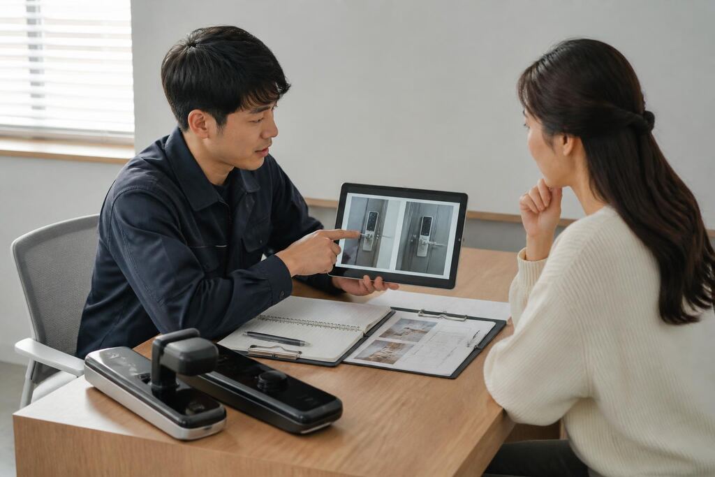 전남광주통합특별시 도어락 설치·수리 비용과 업체 비교 정보 이미지