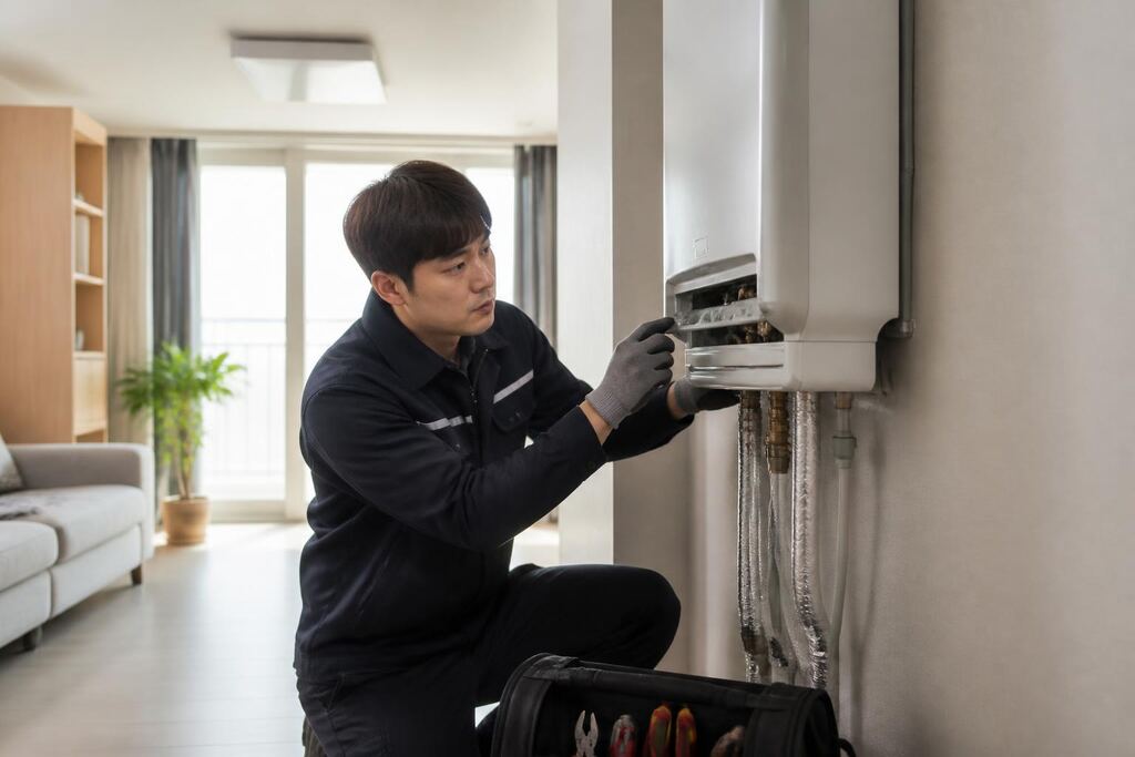 대전 난방기 수리 이미지