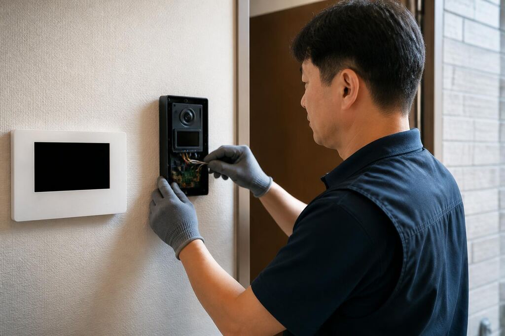 경남 인터폰·비디오폰 설치·수리 작업 범위와 현장 조건 이미지