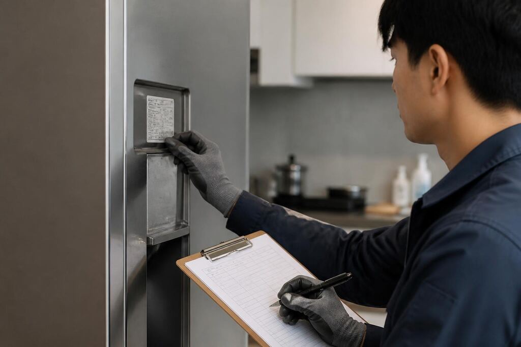 울산 냉장고 수리 작업 범위와 현장 조건 이미지