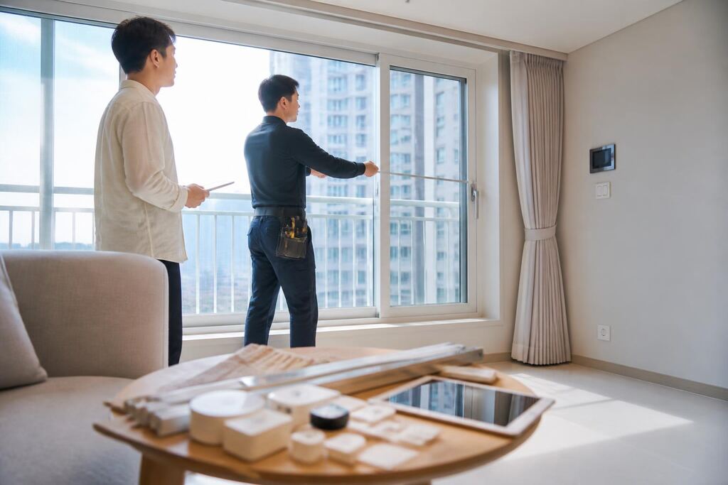 충북 전동커튼·스마트홈 기기 설치 작업 범위와 현장 조건 이미지
