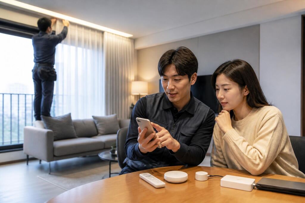 대구 전동커튼·스마트홈 기기 설치 비용과 업체 비교 정보 이미지