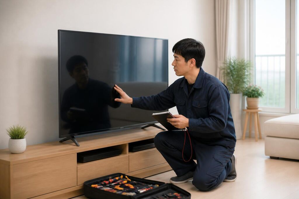 경남 TV 수리 이미지
