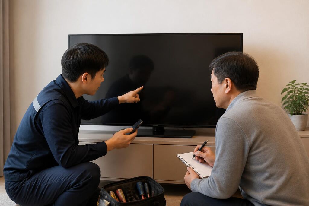 인천 TV 수리 이미지