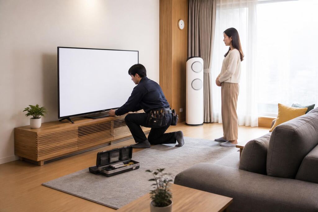 인천 TV 수리 비용과 업체 비교 정보 이미지