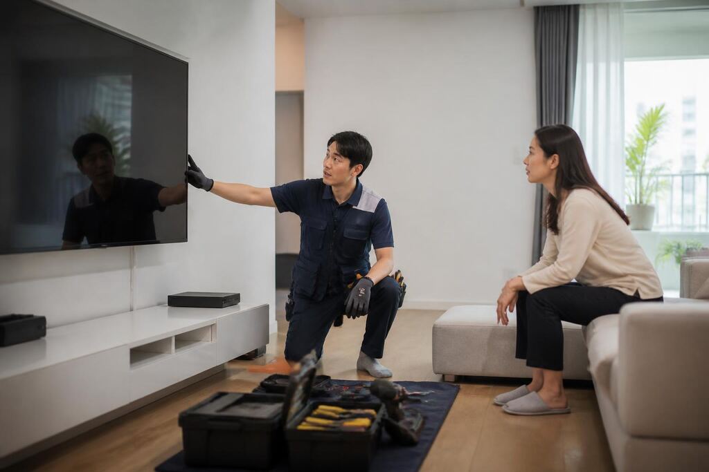 울산 TV 수리 이미지