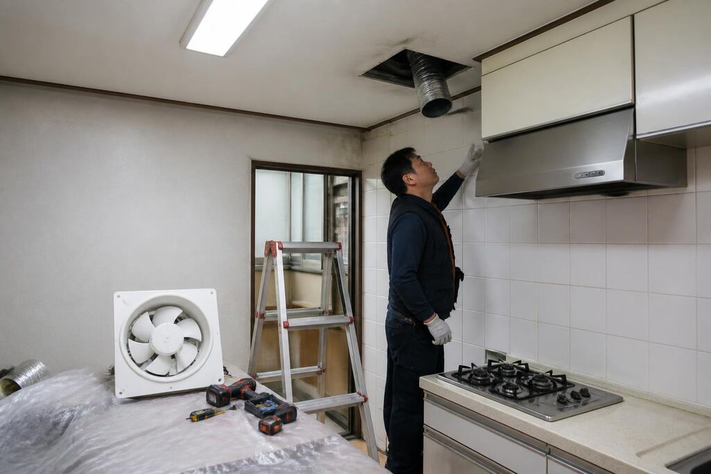 서울 종로구 환풍기·환기팬 설치·교체 작업 범위와 현장 조건 이미지