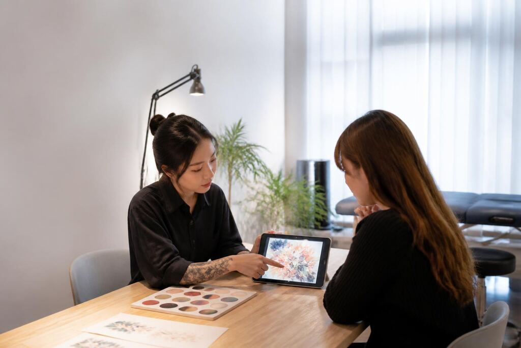 울산 컬러 타투 이미지
