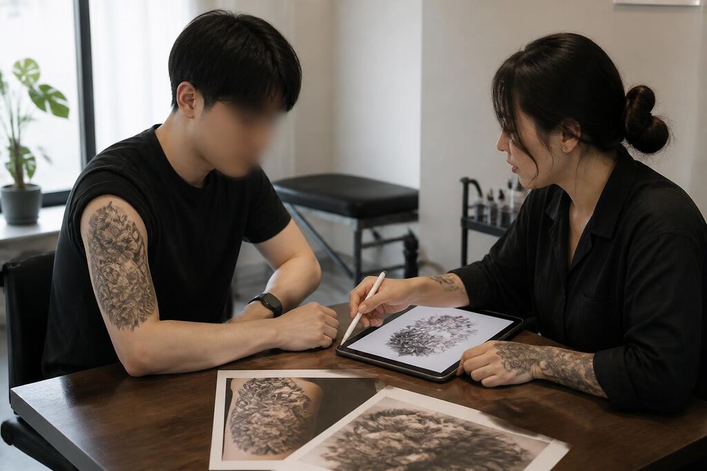 대구 커버업 타투 이미지