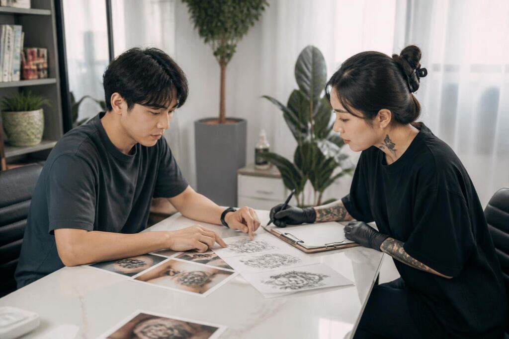 경기 커버업 타투 이미지