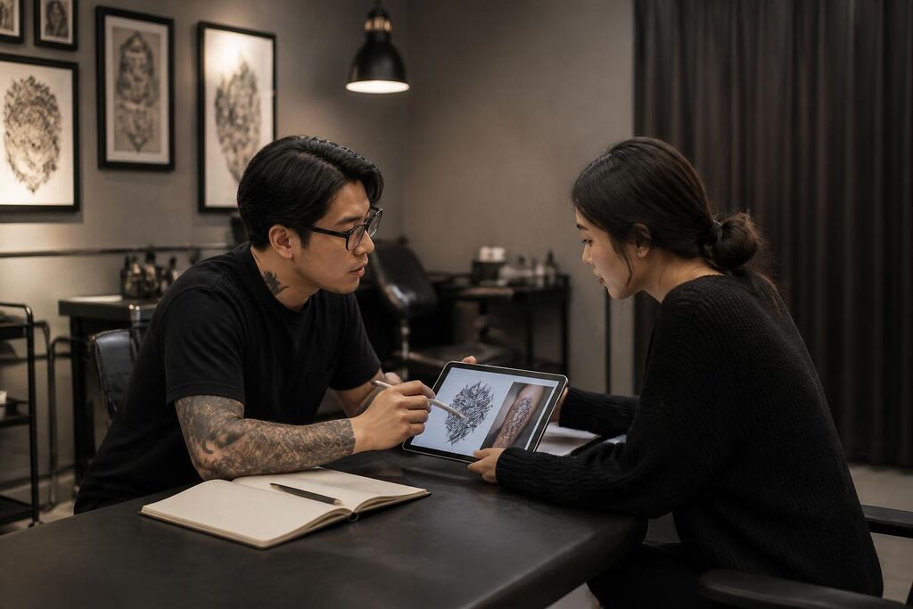 울산 커스텀 타투 이미지