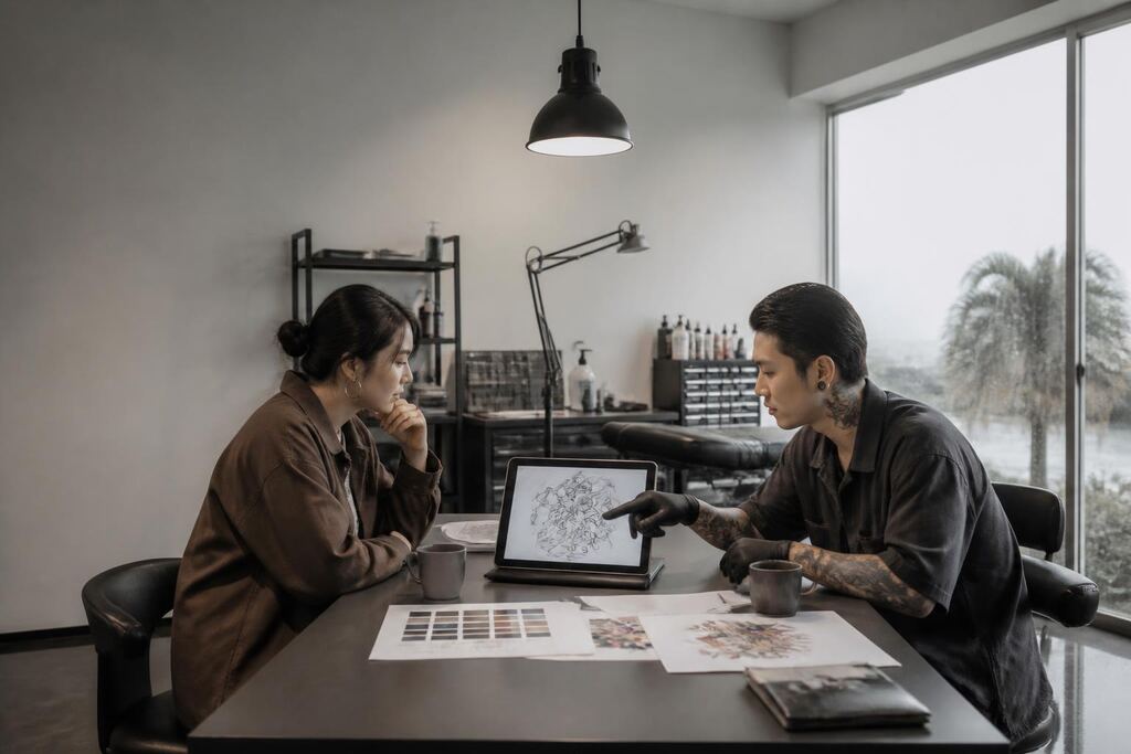 제주특별자치도 일러스트·캐릭터 타투 이미지