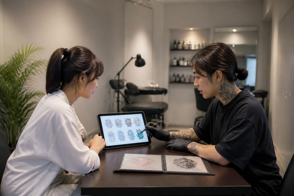 인천 일러스트·캐릭터 타투 이미지