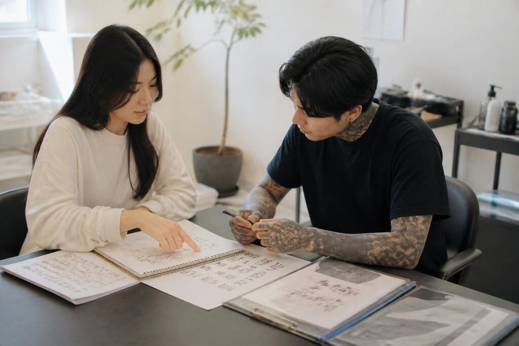 서울 레터링 타투 작업 범위와 현장 조건 이미지