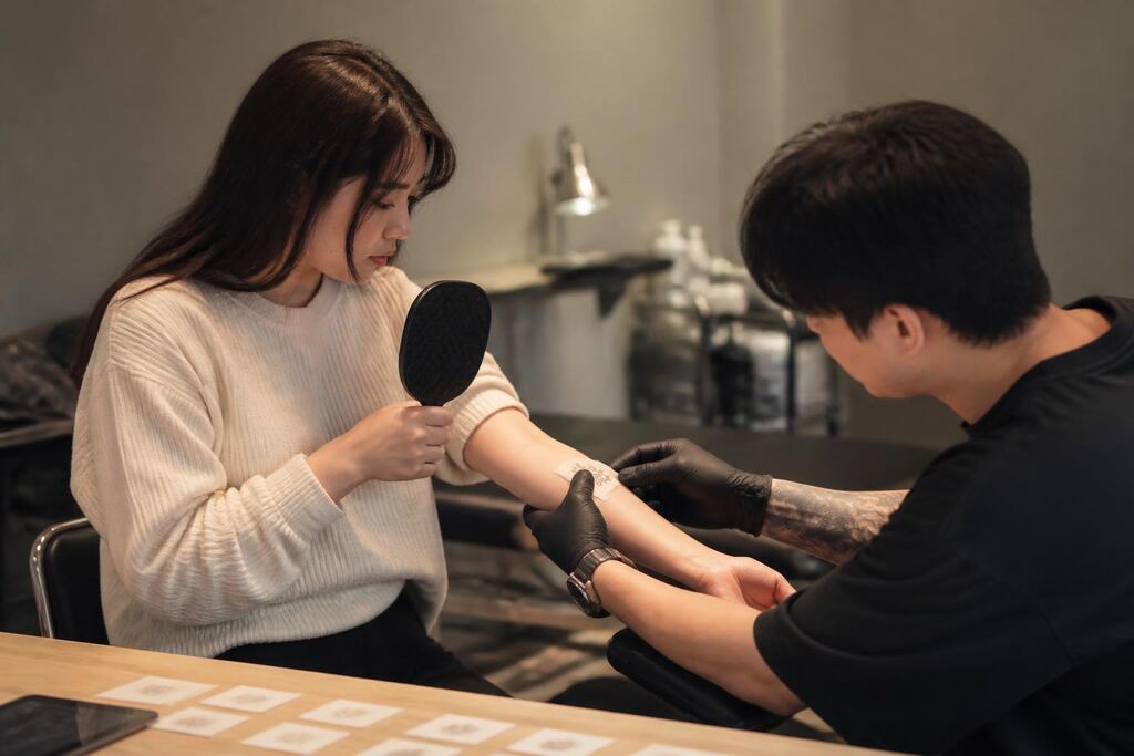 대구 미니 타투 비용과 업체 비교 정보 이미지