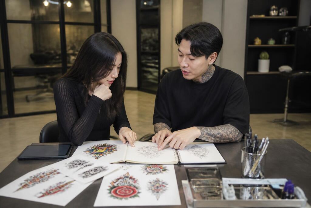 경기 올드스쿨·뉴스쿨 타투 이미지
