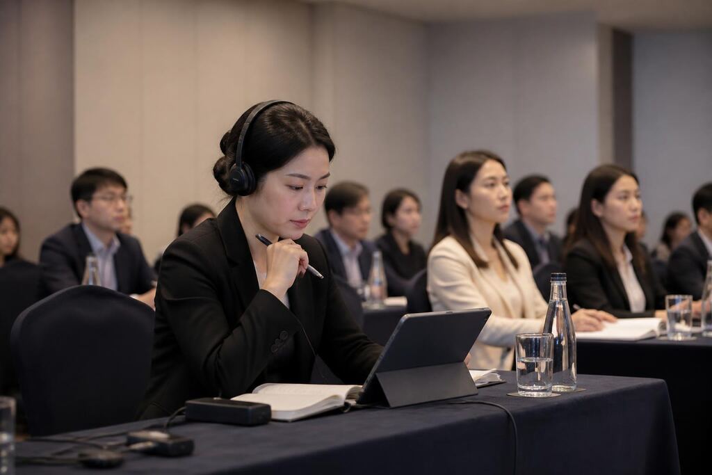 전북특별자치도 회의·행사통역 이미지