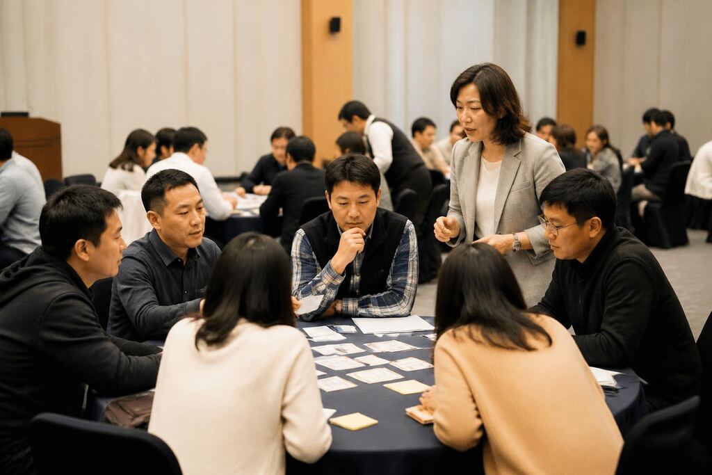 경북 기업 워크숍 작업 범위와 현장 조건 이미지