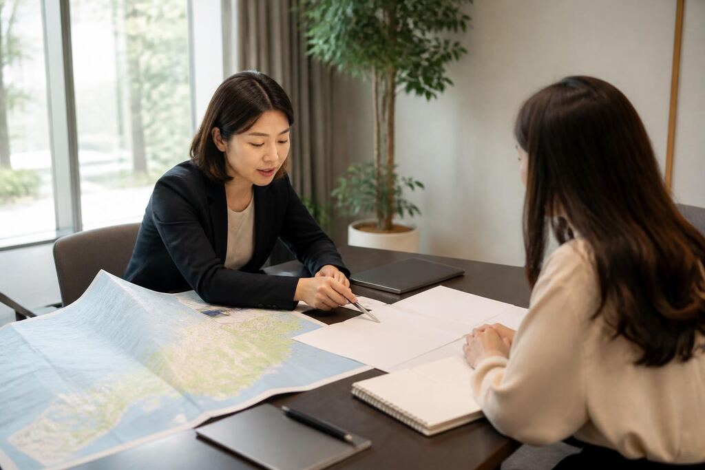 경남 기업 워크숍 작업 범위와 현장 조건 이미지