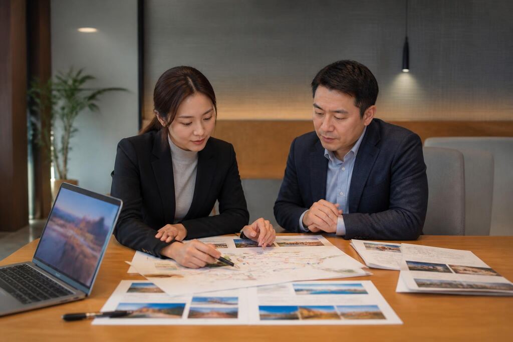 강원특별자치도 단체여행 작업 범위와 현장 조건 이미지