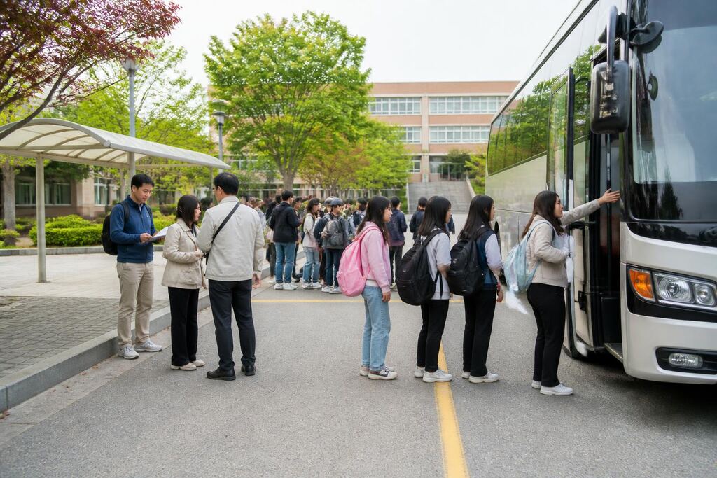 경북 학교·기관 여행 작업 범위와 현장 조건 이미지