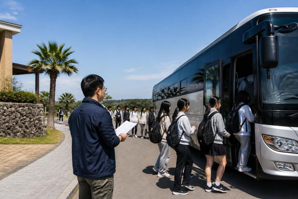 제주특별자치도 학교·기관 여행 작업 범위와 현장 조건 이미지