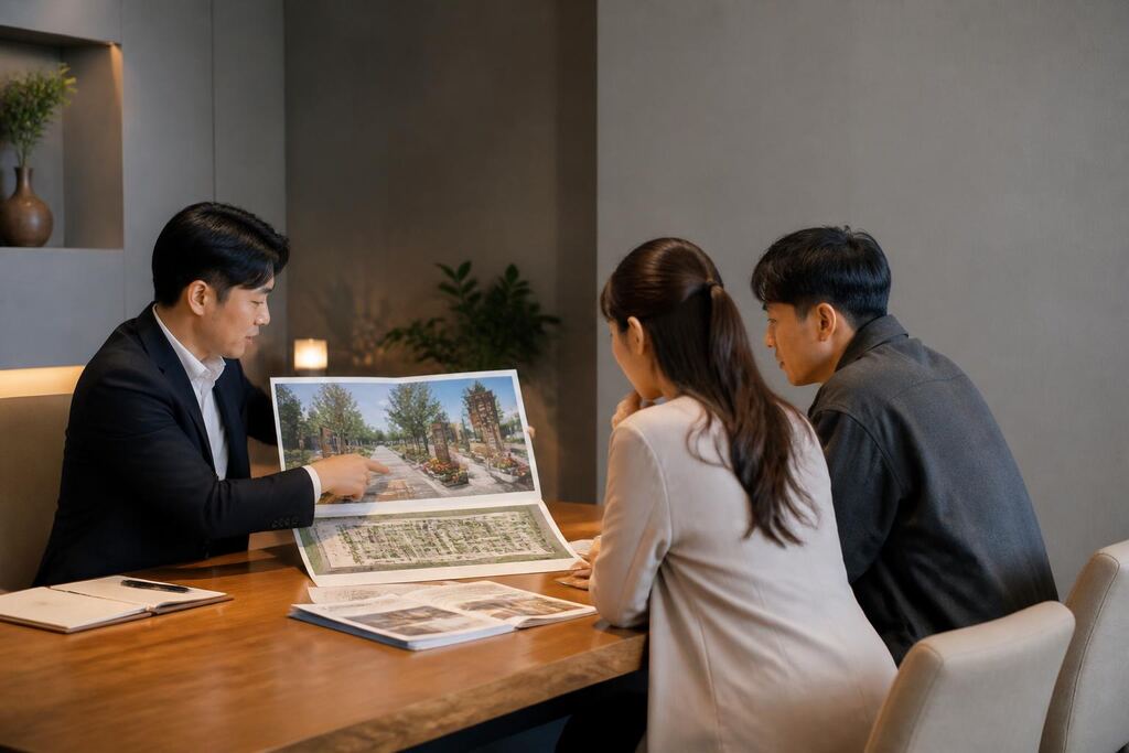 경남 수목장 작업 범위와 현장 조건 이미지