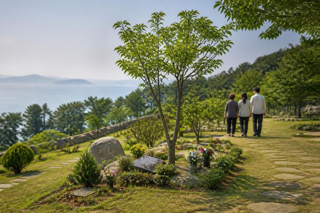 부산 수목장 이미지
