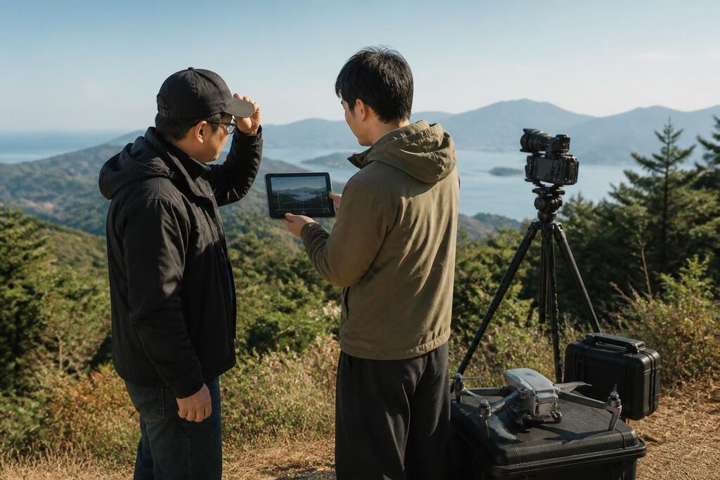 경북 드론 촬영 작업 범위와 현장 조건 이미지