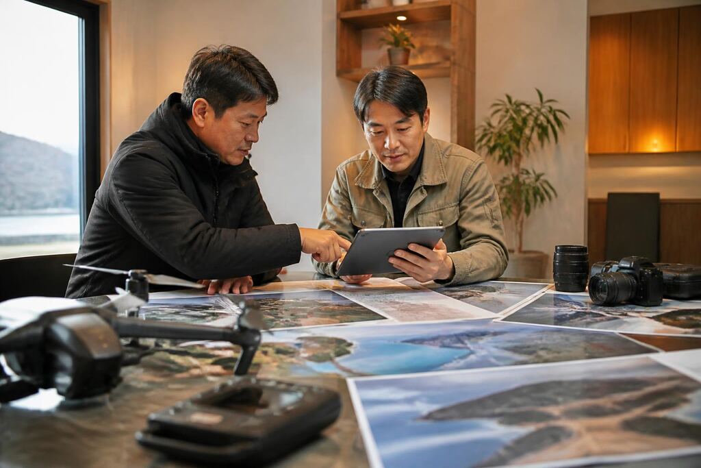 전남광주통합특별시 드론 촬영 작업 범위와 현장 조건 이미지
