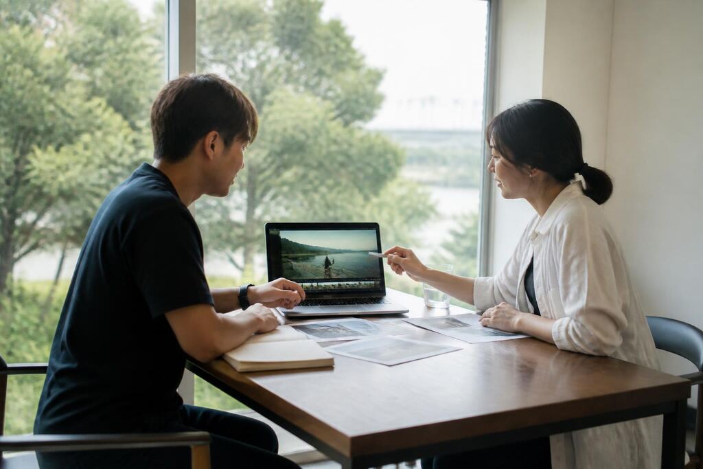 강원특별자치도 영상 편집 작업 범위와 현장 조건 이미지