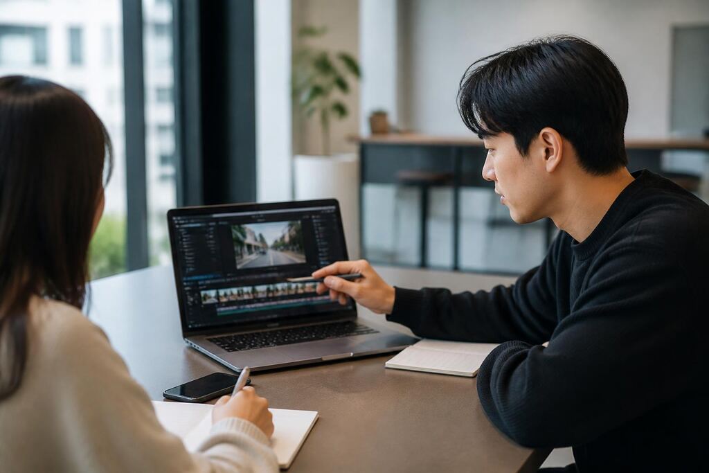 서울 종로구 영상 편집 작업 범위와 현장 조건 이미지