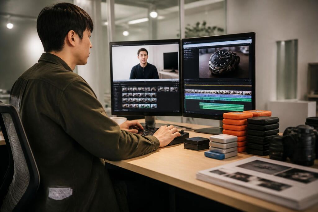 인천 영상 편집 작업 범위와 현장 조건 이미지