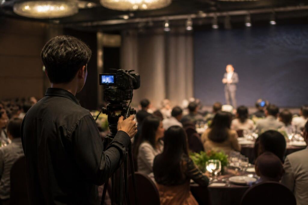 경기 행사 영상 촬영 이미지