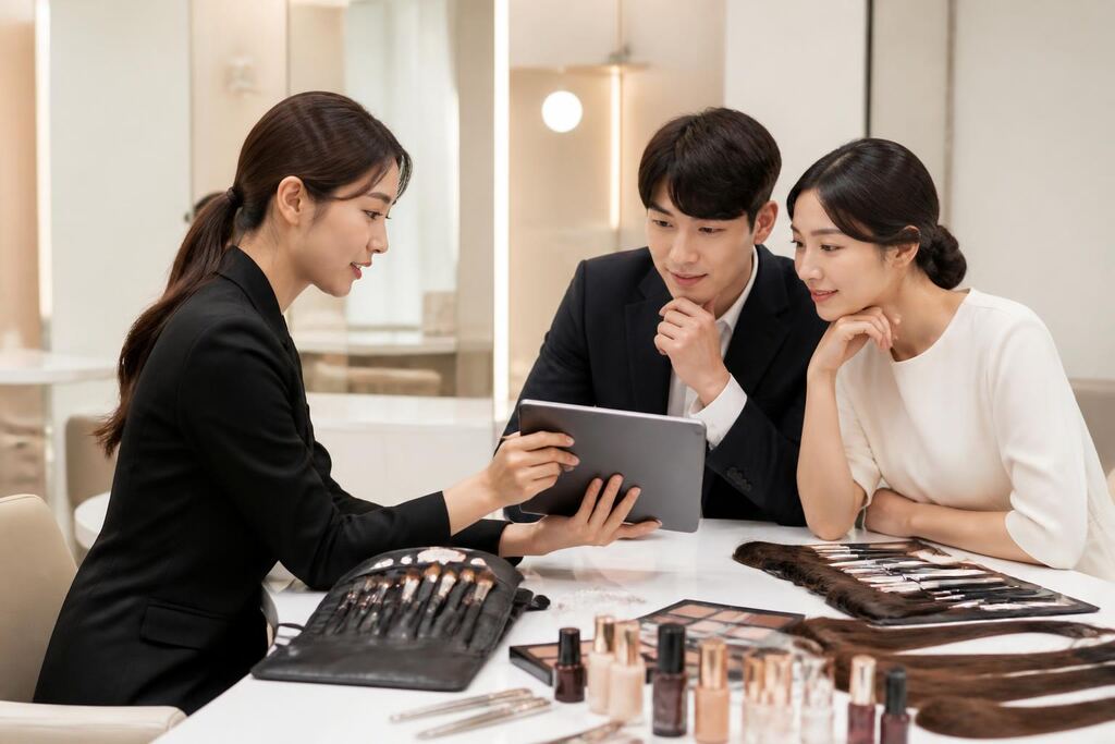 경북 웨딩 메이크업 작업 범위와 현장 조건 이미지