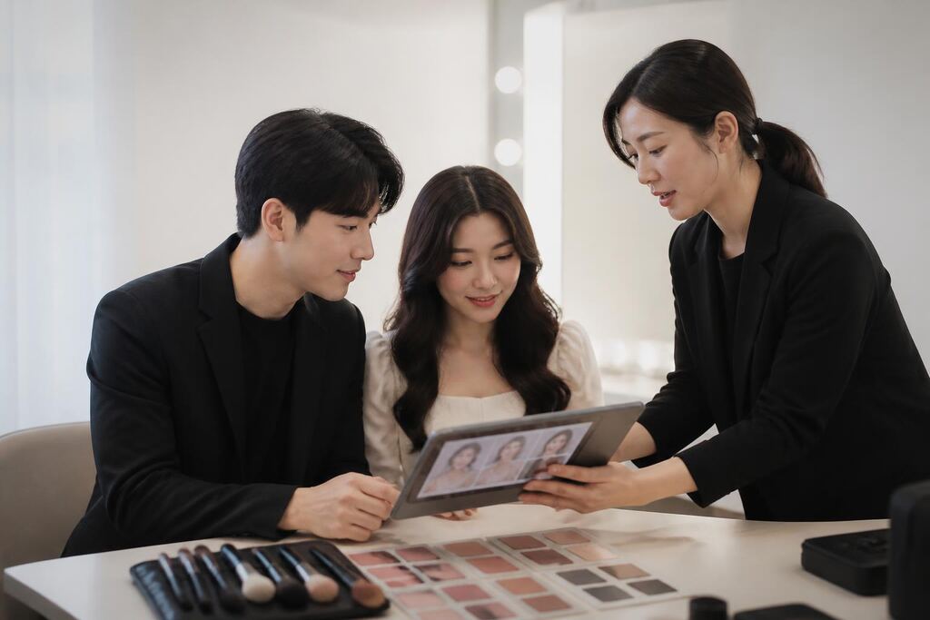 대전 웨딩 메이크업 작업 범위와 현장 조건 이미지