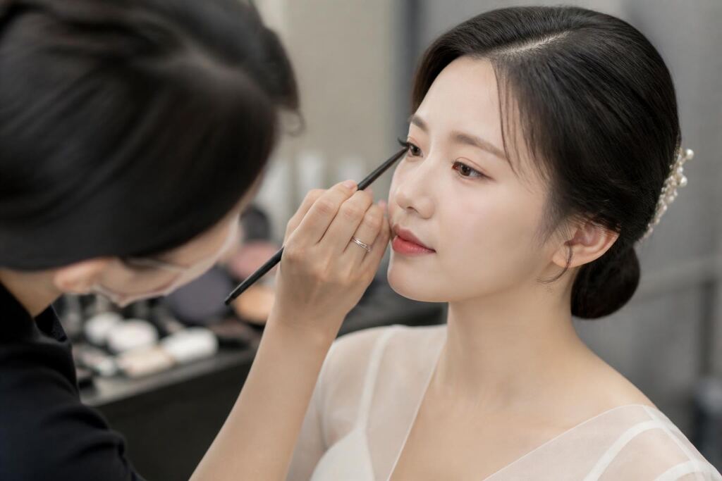 경기 웨딩 메이크업 작업 범위와 현장 조건 이미지