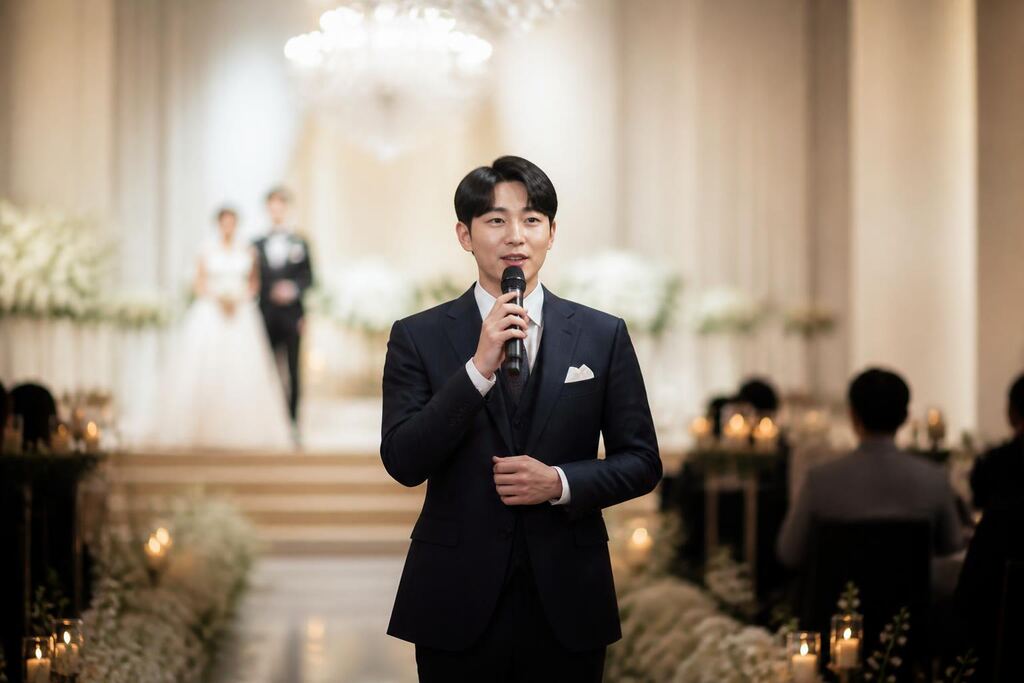 충남 웨딩 사회자 이미지