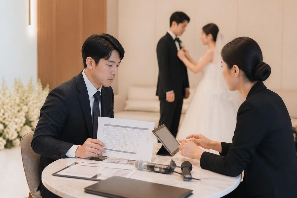 전북특별자치도 웨딩 사회자 작업 범위와 현장 조건 이미지