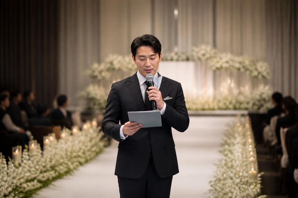 전남광주통합특별시 웨딩 사회자 이미지