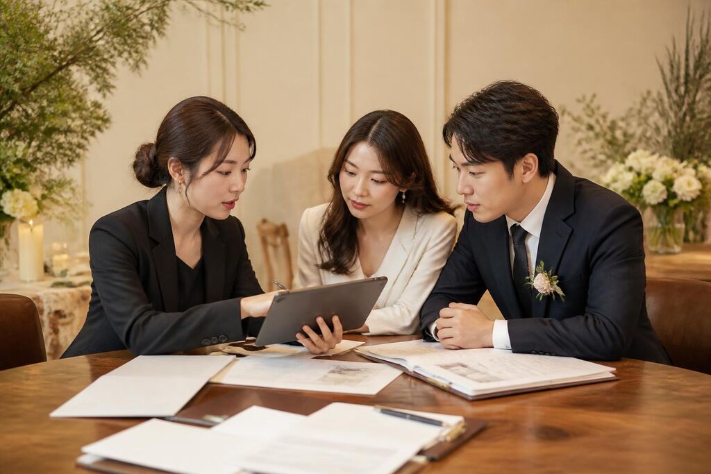 서울 종로구 웨딩 사회자 작업 범위와 현장 조건 이미지