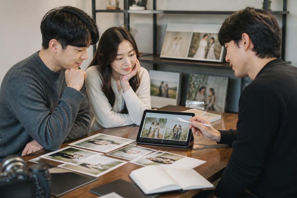충북 웨딩 스냅 작업 범위와 현장 조건 이미지