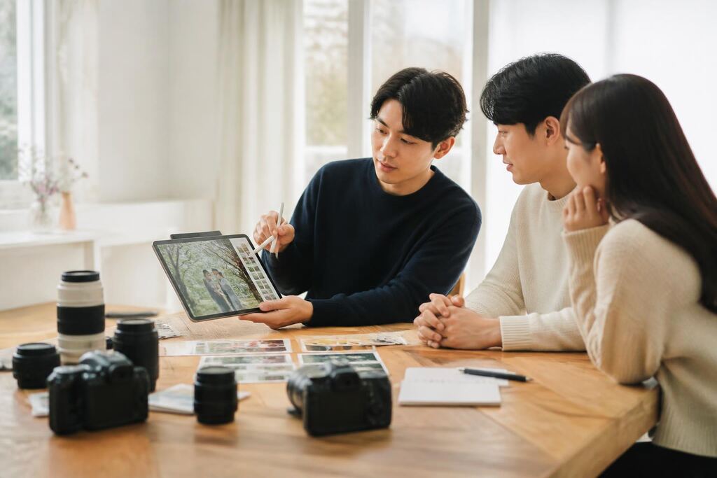 대구 웨딩 스냅 작업 범위와 현장 조건 이미지